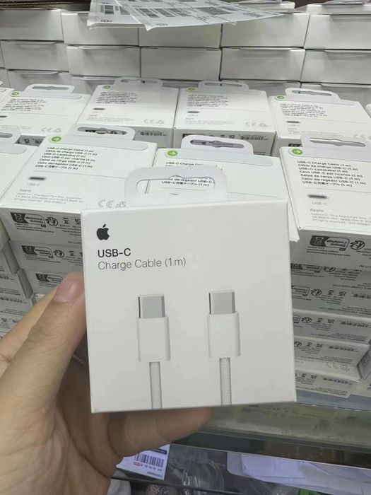 Cablu Nylon  Usb C to Tip c Iphone 15 și 16  sau  kit  încărcător 20w