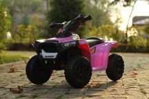 ATV electric pentru copii BJ-116 motor 25W baterie 6V 4.5Ah #Pink