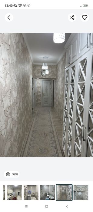 Kadeweva yaqinida 3 xonali uy sotiladi. 78kvm. Mebellari bilan.