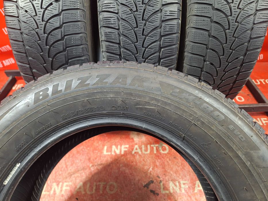 Anvelope de IARNA - 215/65/16 - BRIDGESTONE - 5 MM - DOT 2016 !