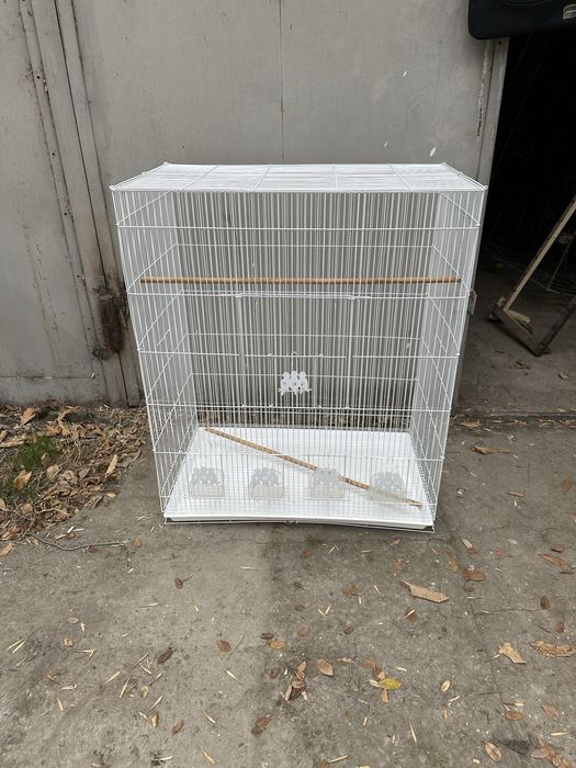 Клетка для птиц с поддоном в отличном состоянии