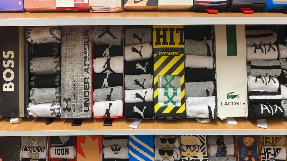 Sosete calitate off whitte 6 la set