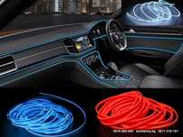 Нова цена! Neon 2m интериорна Led лента 12 волта (бяла/синя/червена)
