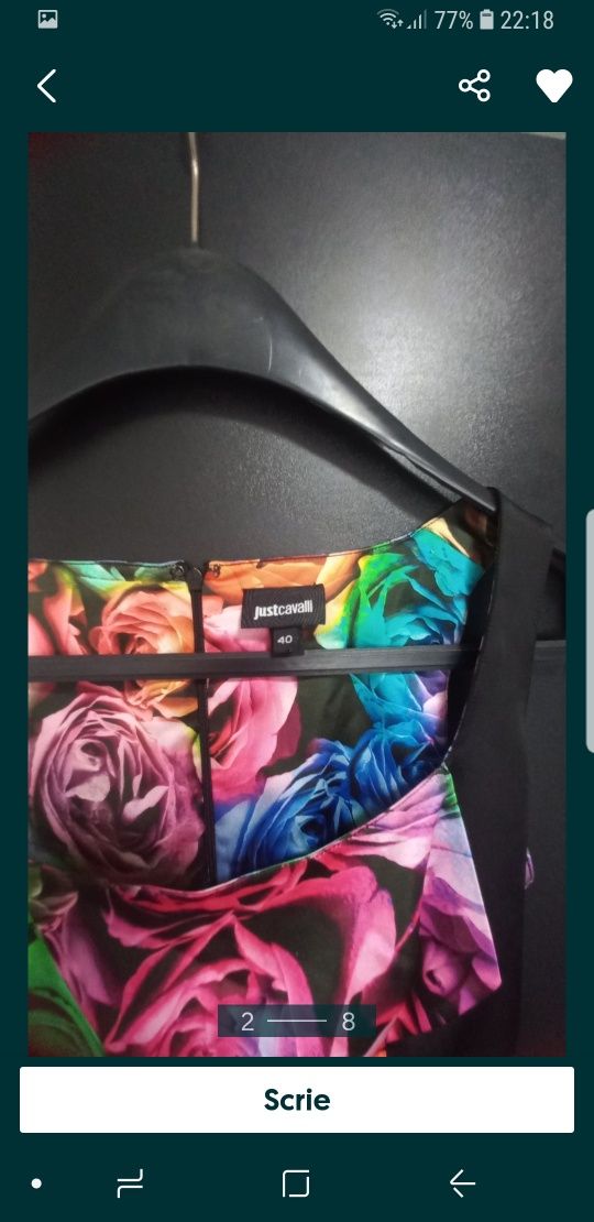 Rochii de ocazie Cavalli nepurtate masura S-M