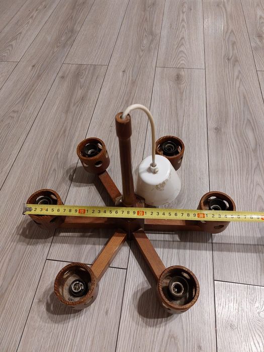 Vand Lustra Lemn 6 Brate