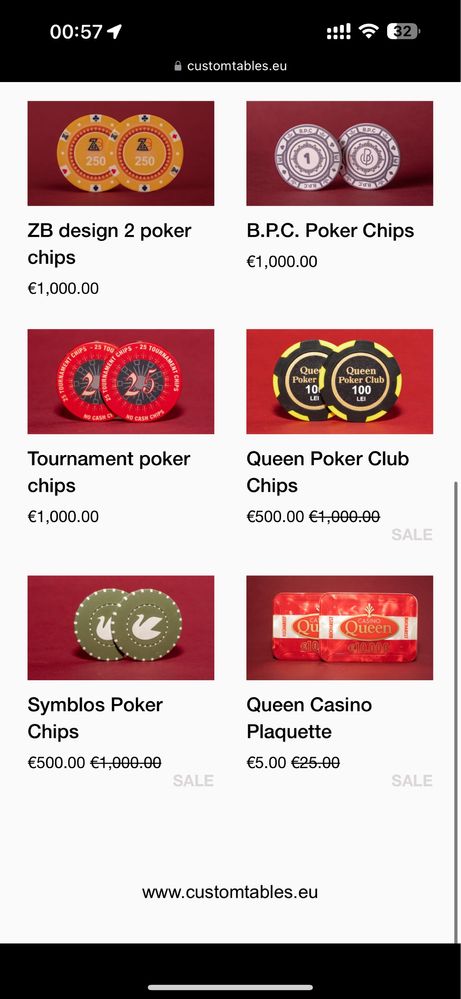 Jetoane de poker customizate cu logo tau acum pe stoc livrare rapida