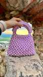 Geantă macrame handmade