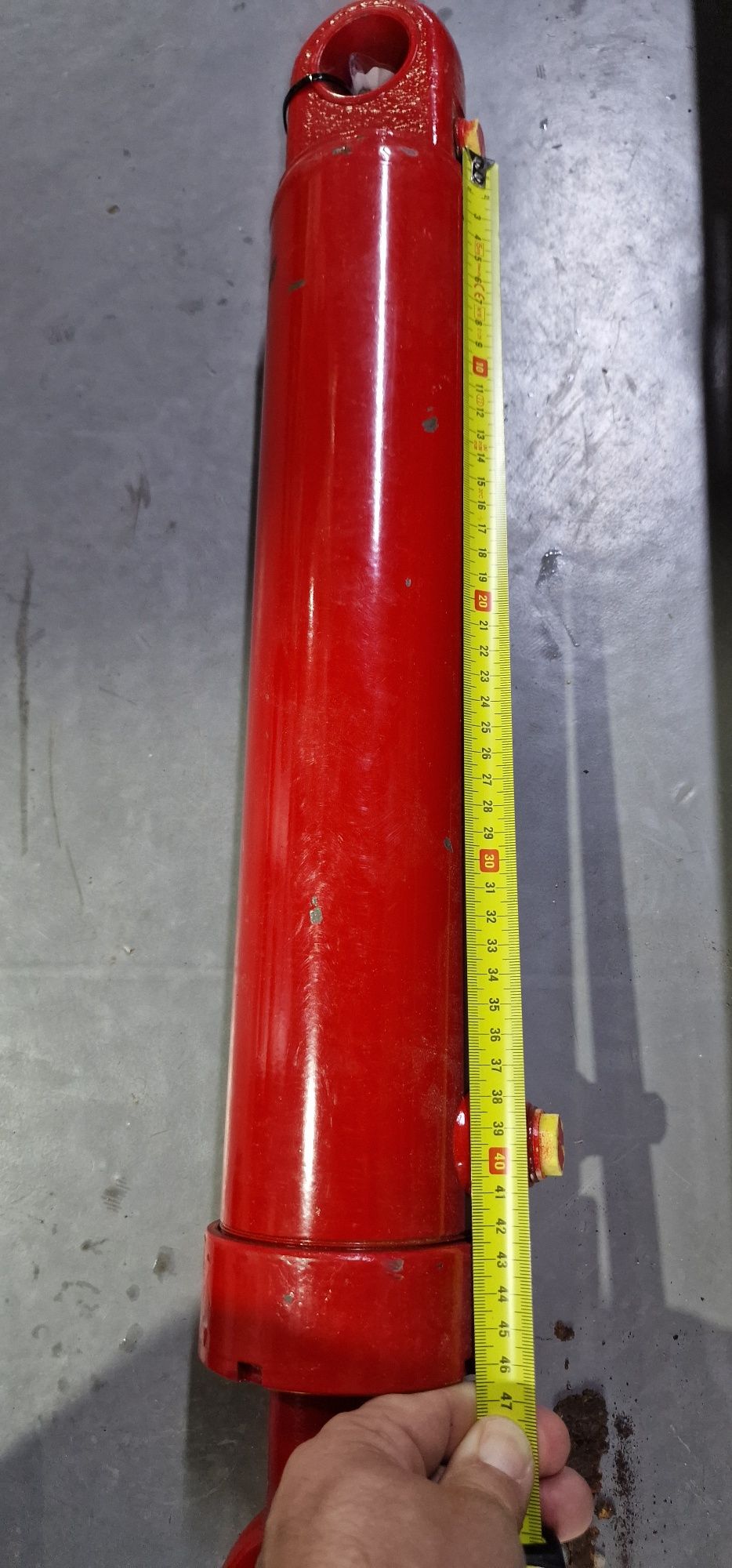 Cilindru hidraulic plug reversibil lungime 600 mm închis diametru tija
