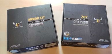 Дъно Дънна платка Asus Gryphon Z87 1150 DDR3 + Armor Kit