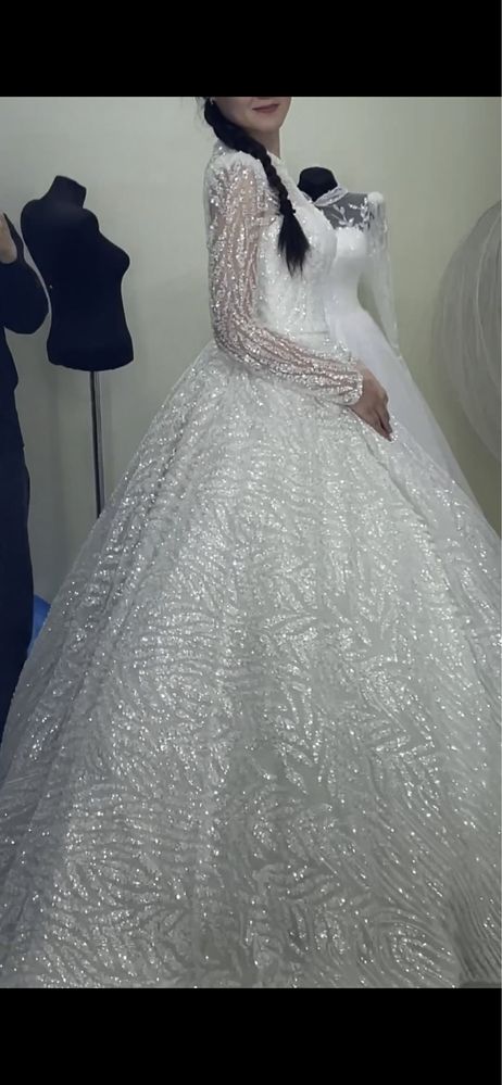 Свадебное платье, полный образ за 90.000 тенге