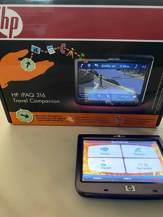 HP iPAQ 316 Travel Companion GPS Navigation + видео регистратор