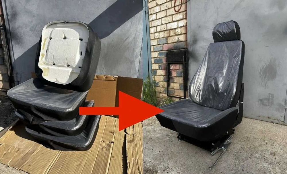 Водительское сиденье КамАЗ : Ремкомплект СПИНКА+ПОДГОЛОВНИК+СИДУШКА