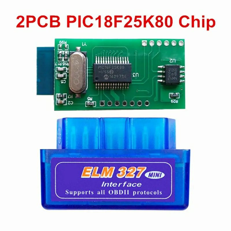 ELM327 1.5 чип PIC18F25K80 OBD-II OBD2