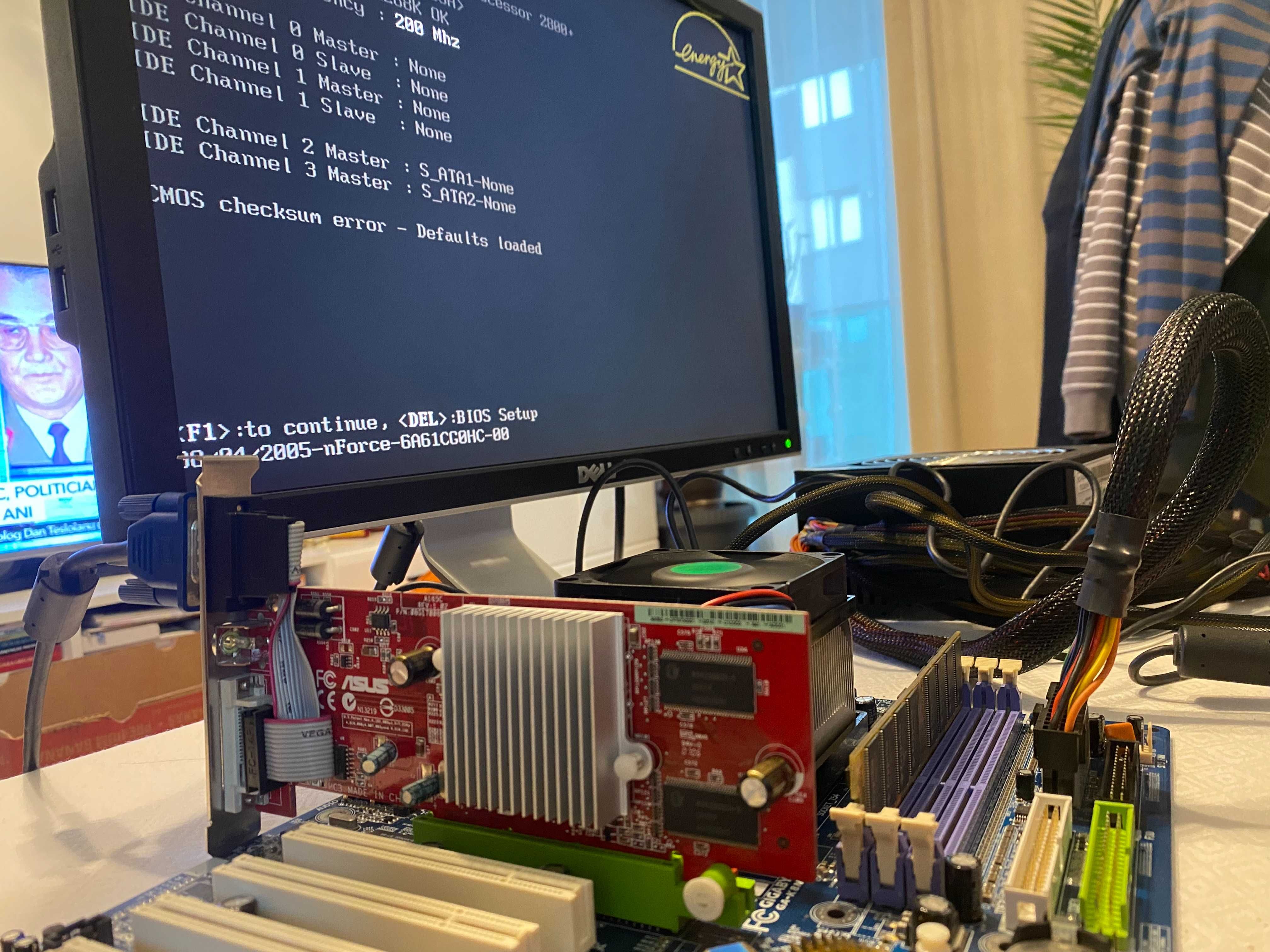 Kit PC retro MB Gigabyte GA-K8NS 754 + AMD Athlon 64 2800+ - cooler
