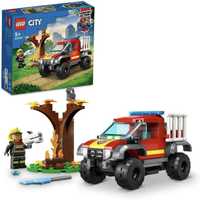 LEGO City 60393 Пожарна кола, камион с висока проходимост