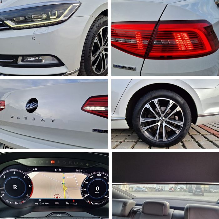 VW Pasat B-8. Highline-2.0-TDI*Alb Perlat*DSG*Acc*Virtual*Matrix*PIELE