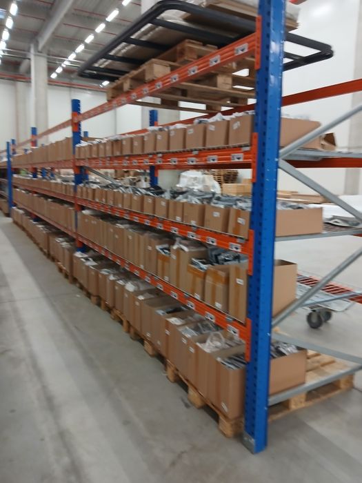 Rafturi metalice cu polițe din plasa 464x077