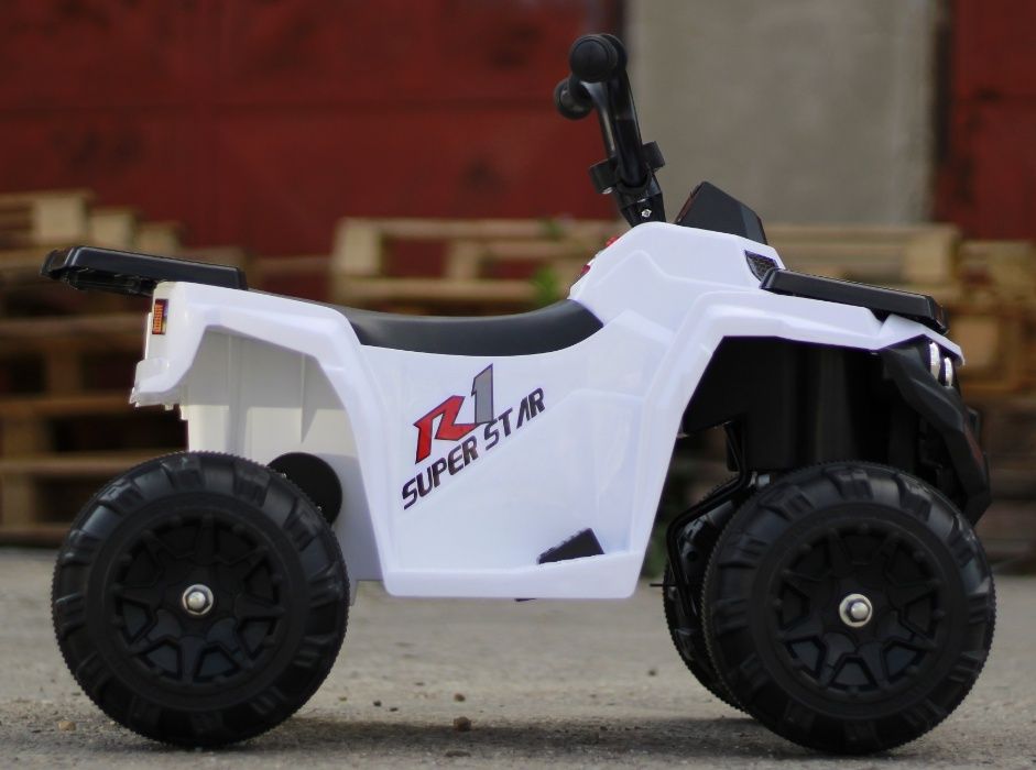 ATV electric pentru copii Panda BB3201 25W baterie 6V 4.5Ah #White