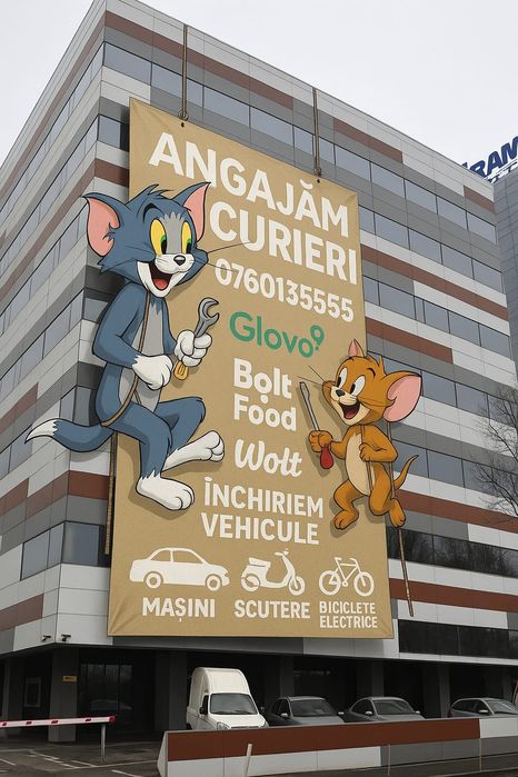 Cautam livratori în Miercurea Ciuc - plata saptamamala | Glovo Bolt Wo