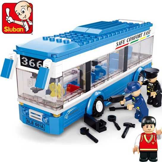 Joc constructii tip Lego Sluban autobuz 235 piese