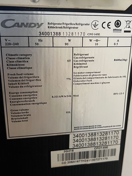 Frigider mic Candy