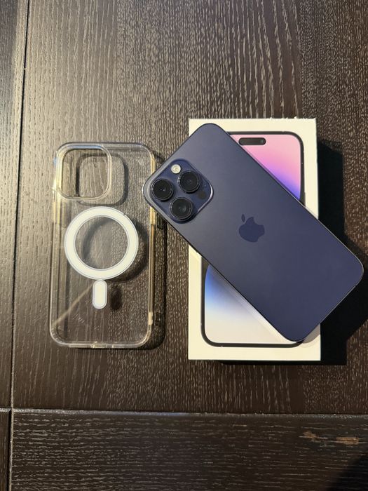 Iphone 14 Pro Max / Neverlock / Orice Retea / Full Box / Deep Purple