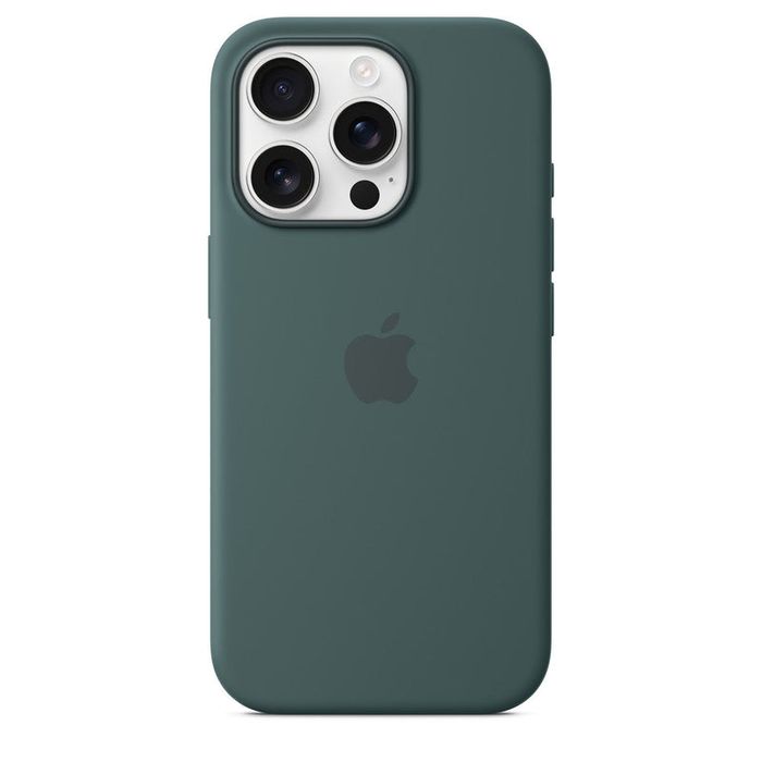 Husa iPhone 16 Pro Apple Originala, Silicon Lake Green