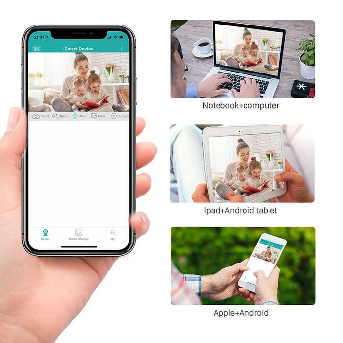 Dome WiFi куполна камера 5 mpx за видеонаблюдение Icsee, Xmeye app