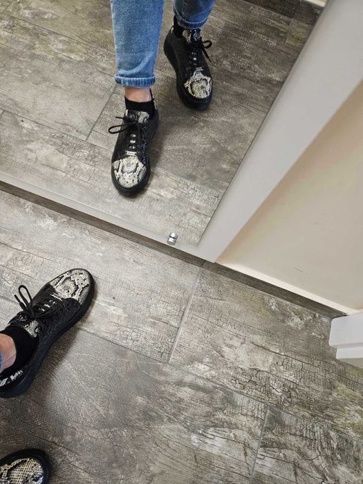 Дамски обувки от естествена кожа FABIANO