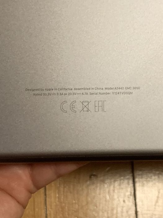 MacBook PRO (2021) A2442, M1,SSD 512 gb,16GB RAM