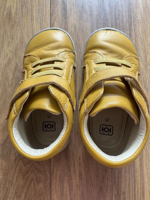 Кожени жълти боти Колев и Колев 25 номер