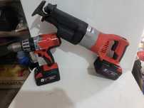 Set Milwaukee 28V fara incarcator ambele functioneaza