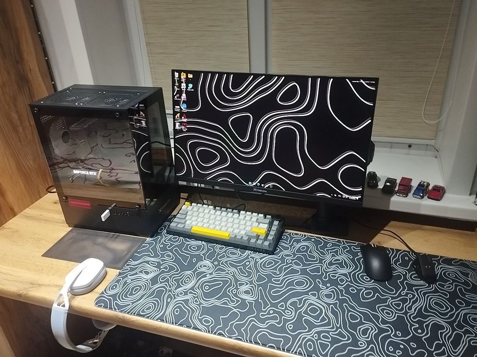 Игровой пк сетап 3050 i510400f 200 герц Моник
