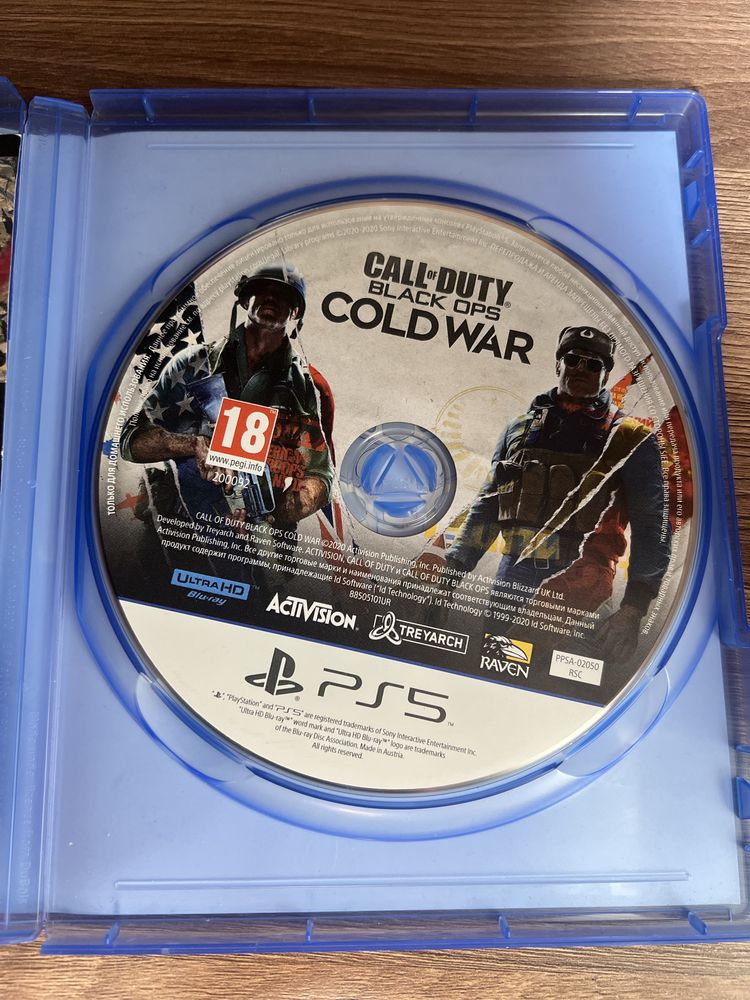Диск call of duty cold of war