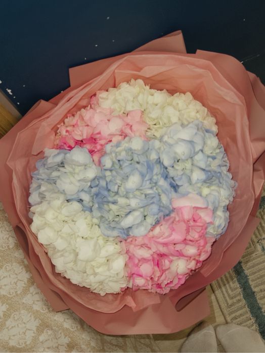 Букет гортензии, свежая