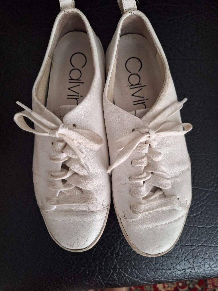 маратонки ,бели, Calvin klein ,Tamaris,  ПОДАРЪК шапка,