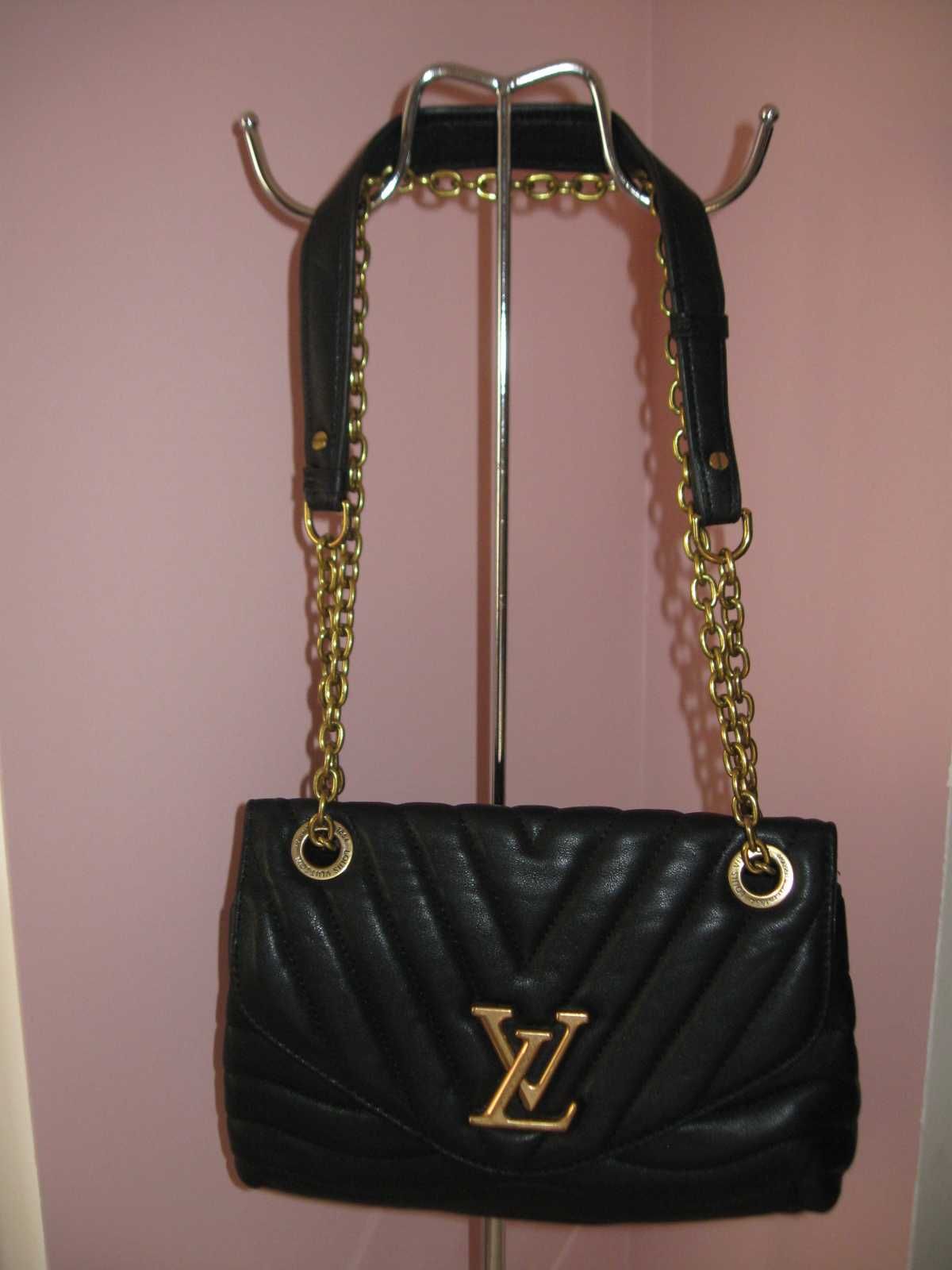 Louis Vuitton оригинална дамска чанта естествена кожа