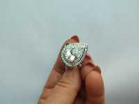 Сребърен пръстен с печат 925