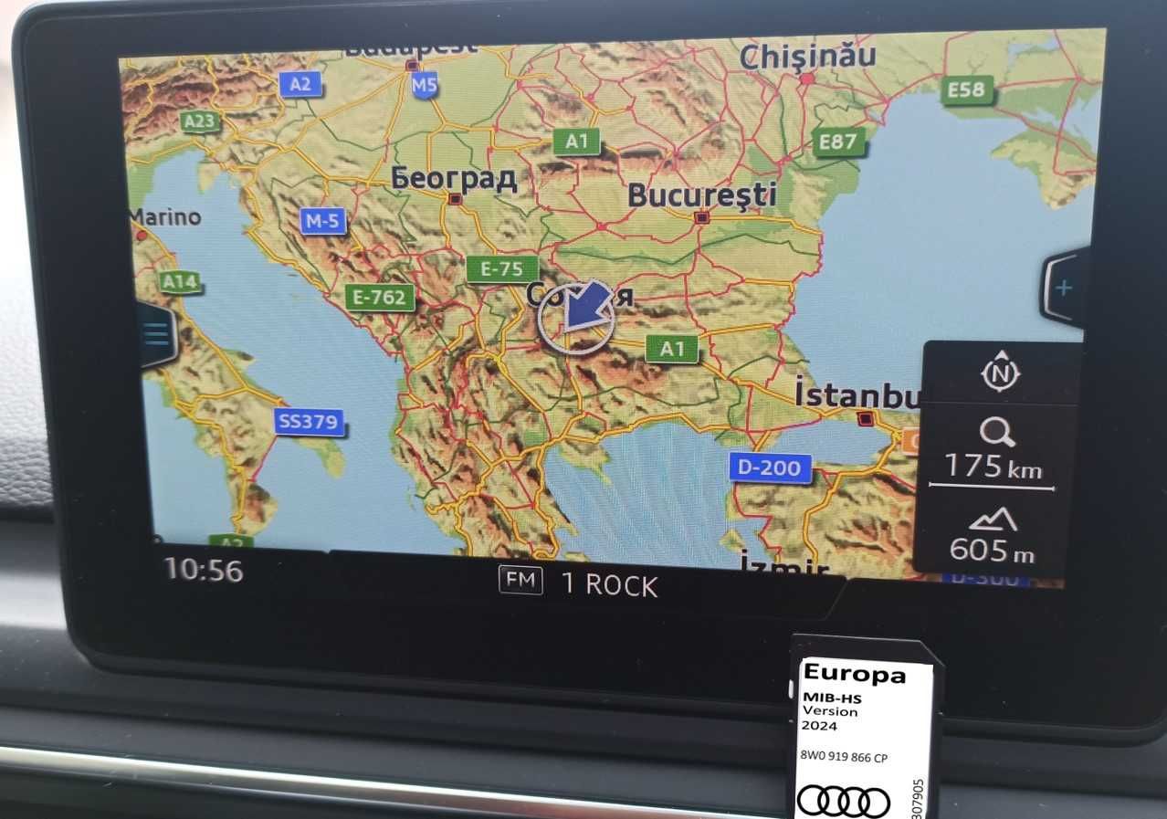 2025 Ауди MHS2 карта навигация и активация Audi A3 A4 A5 Q2 Q5 CarPlay