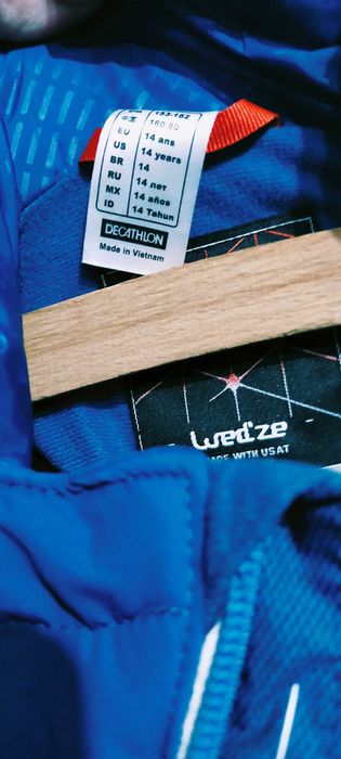VÂND Geacă+pantaloni+bluza termo, schi 13-14 ani