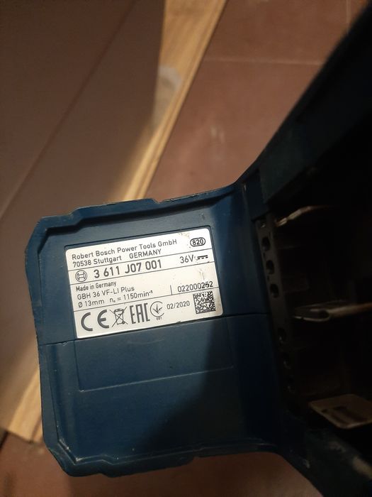 Перфоратор Бош 36v