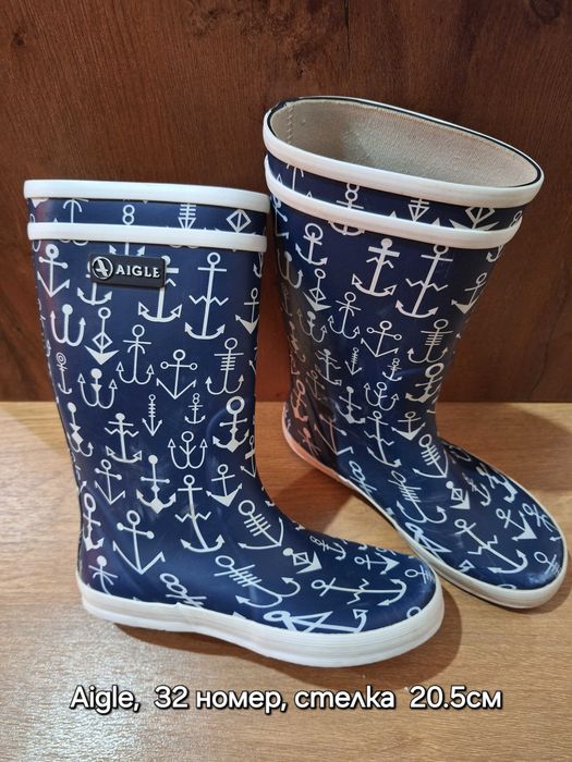 Боси ботуши Aigle 32 номер,стелка 20.5см