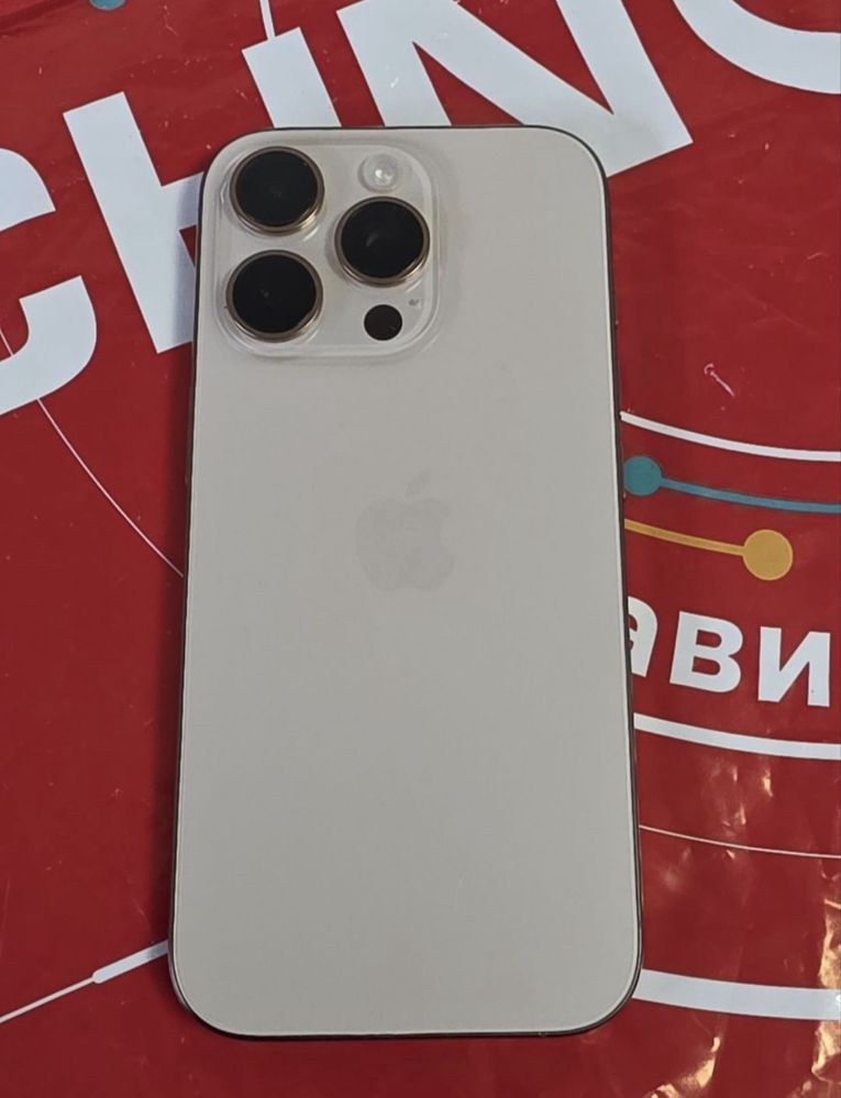 КАТО НОВ 100% 128GB iPhone 16 Pro Гаранция Технополис 2027г. Desert