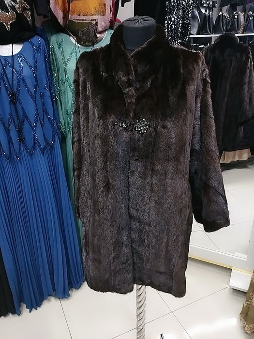 Шуба мех норковая ручная работа размер 52,54,56 новые