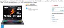 Laptop Gaming Acer Nitro 16 AN16-51-50GZ Intel i5 13th,RTX4050,165Hz