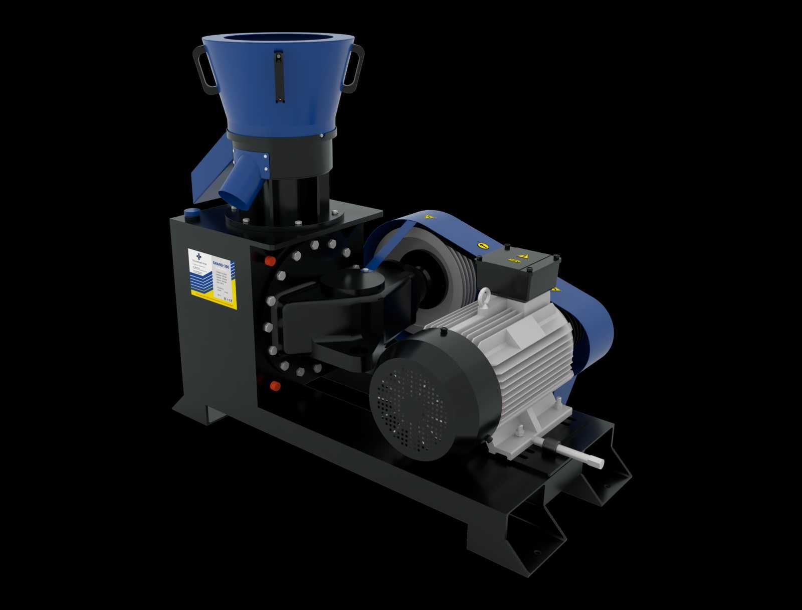 Masina de peleti GRAND 300 TMC capacitate de producție max. 400 kg/oră