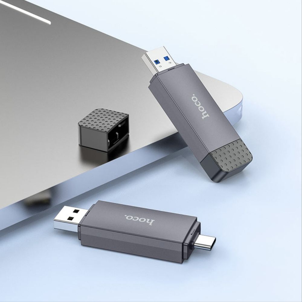 Кард ридер Hoco HB45 Spirit USB-A + Type-C 2.0 или 3.0