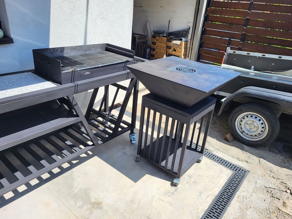 Vand gratar vopsit termorezistent reglabil demontabil  otel 600x400x3