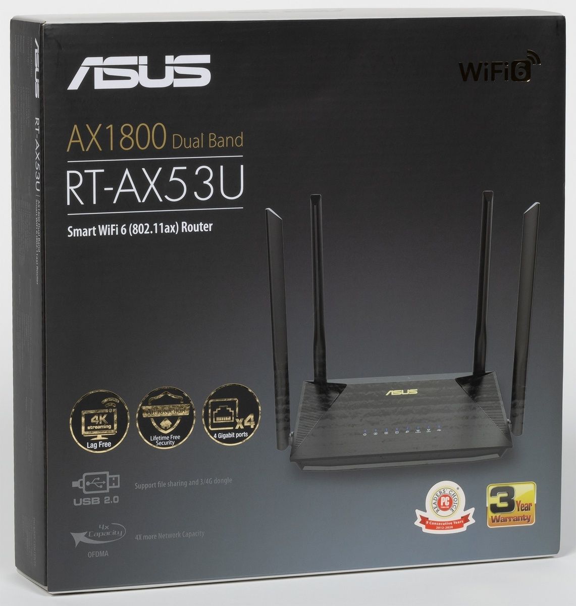 Топ! ASUS AX-53U Wi-Fi 6 Роутер/Маршрутизатор