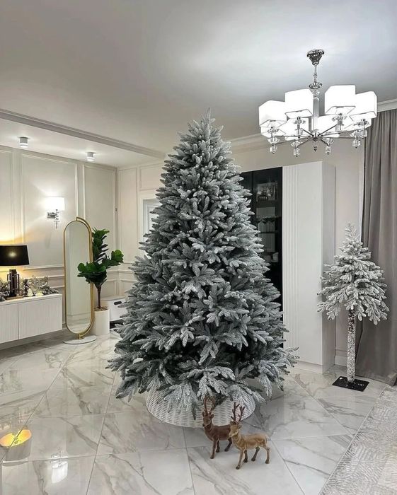 Елка заснеженная 210см НЕДОРОГО